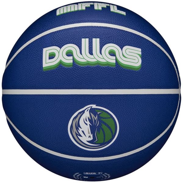 Basketboll, Unisex, Blå, Wilson NBA Team City Collector Dallas Mavericks Boll WZ4016407ID