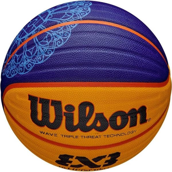 Basketboll, Wilson FIBA 3X3 Paris 2024 Spelboll WZ1011502XB, Unisex, Gul