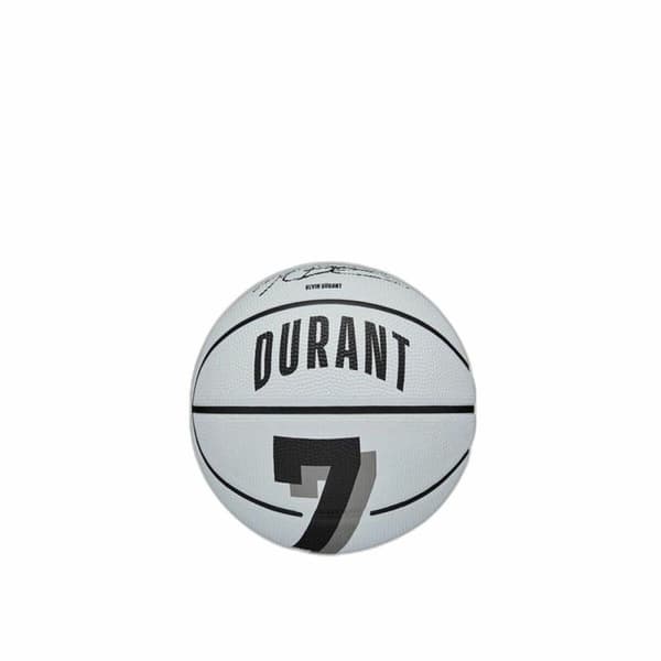 Basketball Wilson Player Icon Mini Durant Hvid (Størrelse 3)