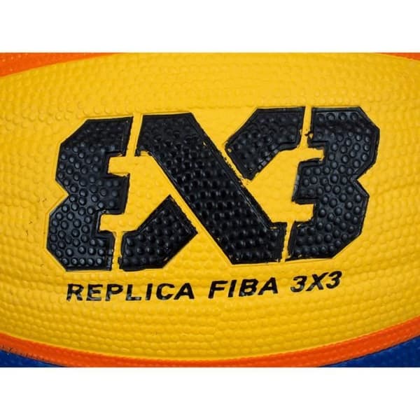 3 x 3 replika basketboll storlek 6 - Wilson UNI Yellow - För basketspelare över 13 år