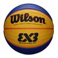 Miniatyrbild 1 av 4: 3 x 3 replika basketboll storlek 6 - Wilson UNI Yellow - För basketspelare över 13 år