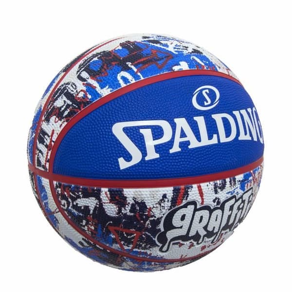 Spalding Graffiti gummiboll - blå/röd - storlek 7