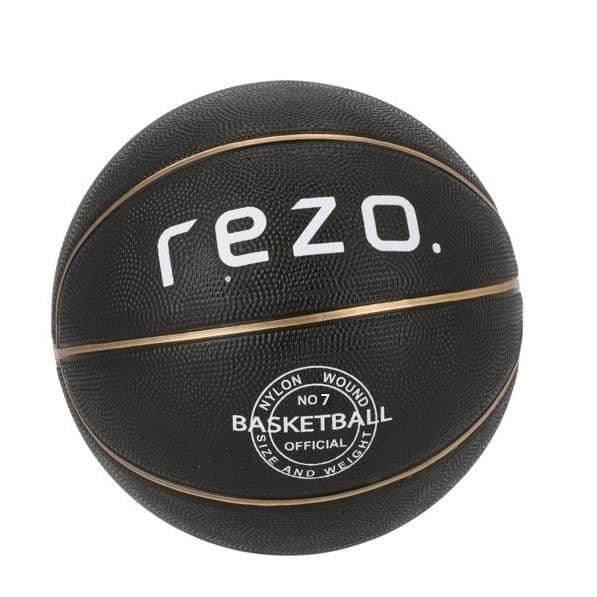 Basketball - REZO - Gummi - Størrelse 7 - Guld - Fast greb