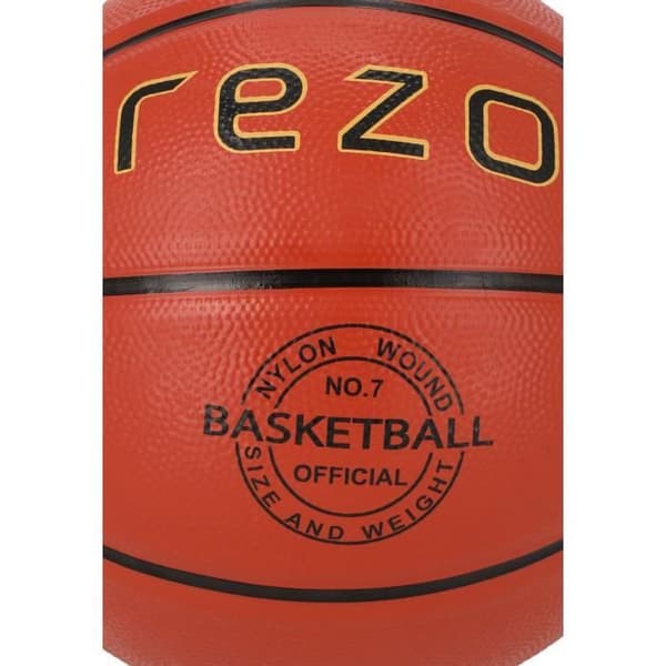 Basketball - REZO - Gummi - Størrelse 7 - Brun - Alsidig