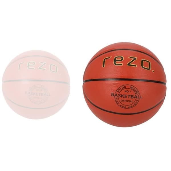 Basketball - REZO - Gummi - Størrelse 7 - Brun - Alsidig
