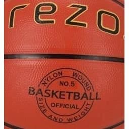 Basketboll - REZO - Gummi - Storlek 5 - Brun - Mångsidig