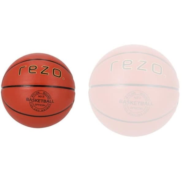 Basketboll - REZO - Gummi - Storlek 5 - Brun - Mångsidig