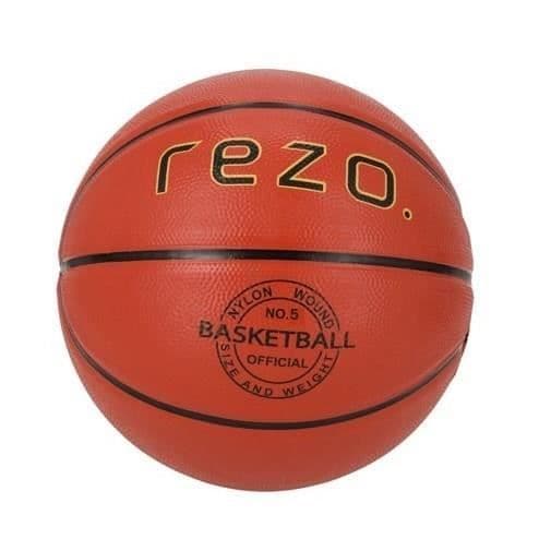 Basketboll - REZO - Gummi - Storlek 5 - Brun - Mångsidig