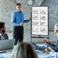 Miniatyrbillede 2 af 8: Rullende Whiteboard, Sort-M, 68x56x156/184 cm, Sort/Hvid