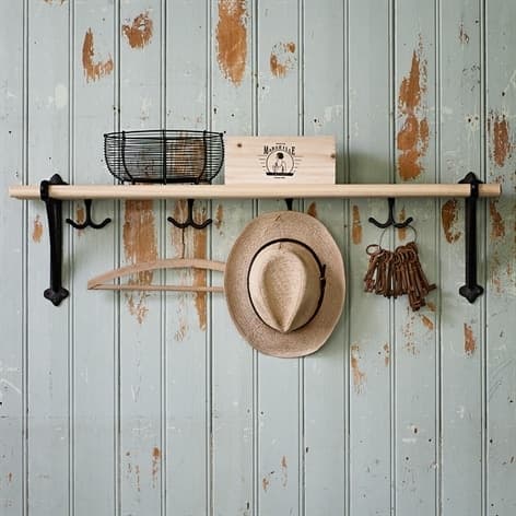 Wire Basket Round Black Large