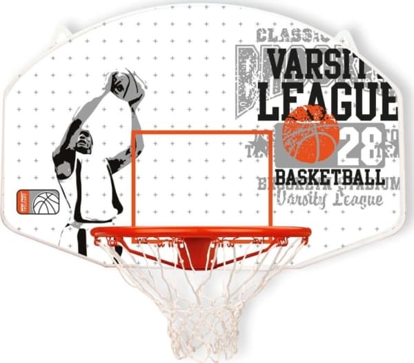 New Port Basketball Backboard and Hoop, glassfiber (423108)