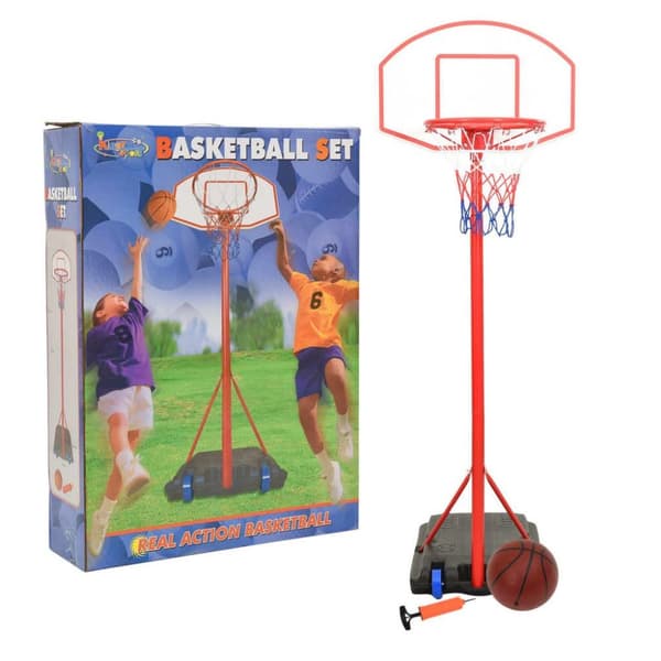 vidaXL basketballsæt 200-236 cm transportabelt og justerbart