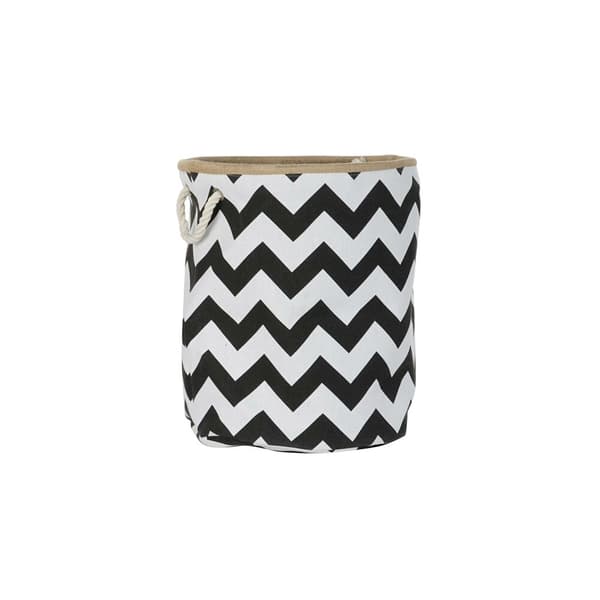 Kori DKD Home Decor Valkoinen Musta Juutti Siksak Moderni 38 x 38 x 45 cm