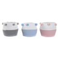 Miniatyrbilde 1 av 2: Kurv DKD Home Decor Grå Himmelblå Lyse Rosa Bamse med Lyd 30 x 30 x 26 cm Tre (3 enheter) (12 enheter)