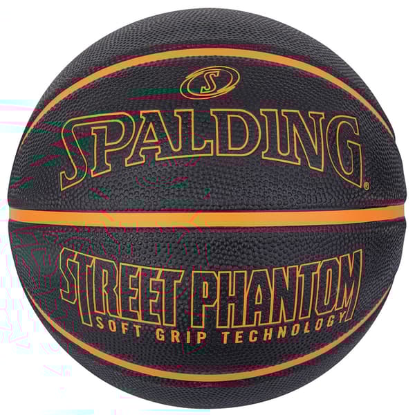 Spalding Street Phantom Black/Orange Basketball sz 7