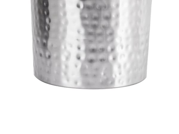 Sett med 3 beholdere Sølv Tre Aluminium ø 17 / 13 / 11 cm Krukker med lokk Rund form Oppbevaring Dekorativt tilbehør Industriell stil