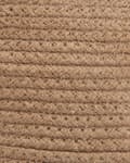 Pikkukuva 7 / 7: Kori luonnonväri 30 x 20 x 30 cm puuvilla punottu 2 kpl pyöreä kahvat moderni skandinaavinen