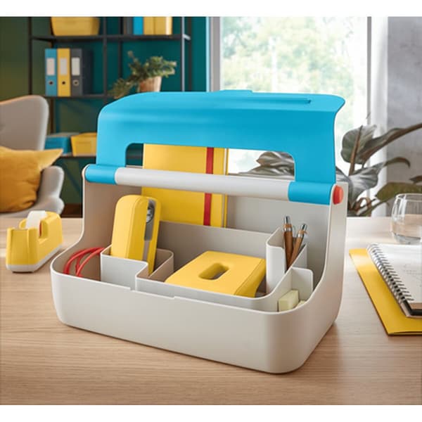 Batterier Leitz Cosy Blå ABS 21,4 x 19,6 x 36,7 cm Bærehåndtak