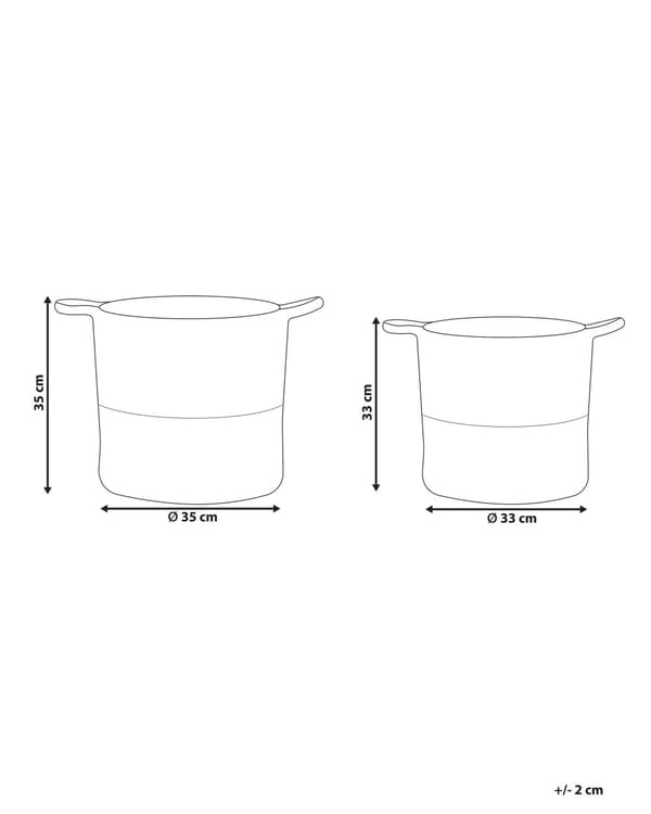 Set med 2 Förvaringskorgar Svart Vit Bomull Vävda Tvättkorgar Enkel Design Tvättstuga Sovrum Badrum