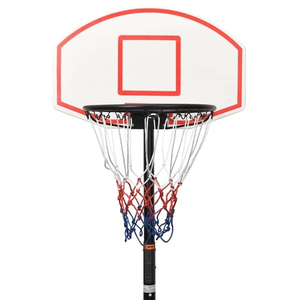 vidaXL Basketkorg med stativ vit 216-250 cm polyeten