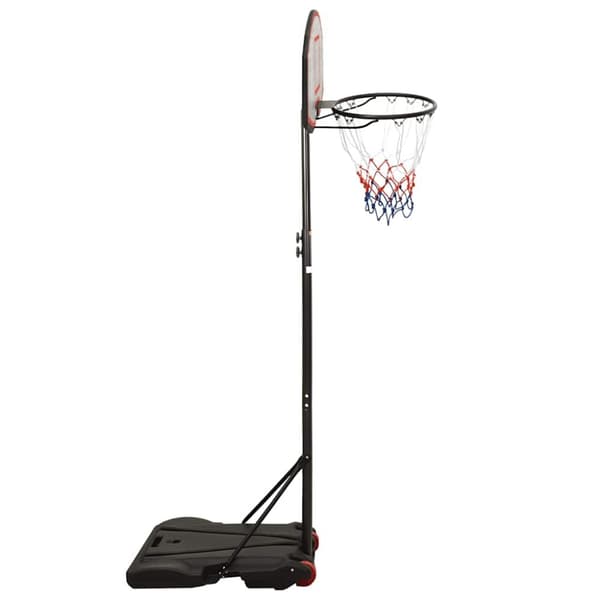 vidaXL Basketkorg med stativ svart 216-250 cm polyeten