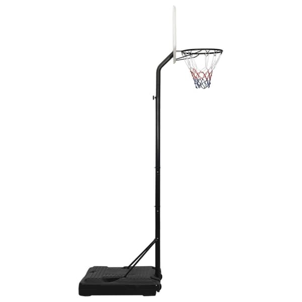 vidaXL Basketkorg med stativ vit 282-352 cm polyeten