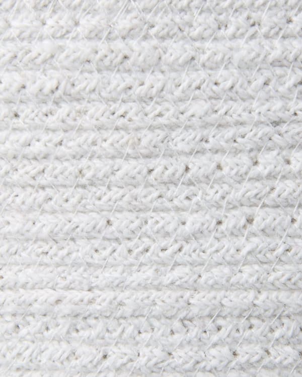 Kori valkoinen beige puuvilla juutti pyöreä 3 kpl käsintehty boho moderni