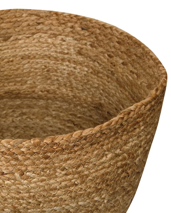Kori luonnonväri 3 kpl juutti pyöreä kevyt setti käsintehty boho rustiikkinen