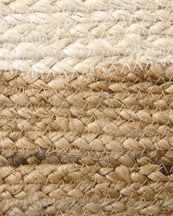 Set med 3 Förvaringslådor Naturlig Beige Jute 13/14/18 cm Höjd Tvättkorg Skräpkorg Tillbehör Dekoration Bohemisk