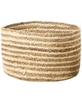 Miniatyrbilde 5 av 9: Sett med 3 Oppbevaringskurver Kurver Naturlig Beige Jute 13/14/20 cm Høyde Tilbehør Boho