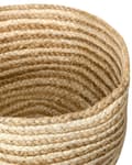 Miniatyrbilde 8 av 9: Sett med 3 Oppbevaringskurver Kurver Naturlig Beige Jute 13/14/20 cm Høyde Tilbehør Boho