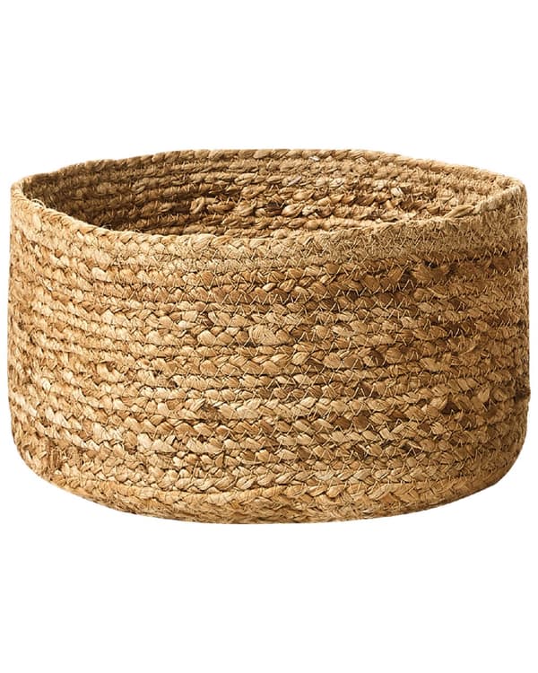 Sett med 3 Oppbevaringskurver Kurver Naturlig Beige Jute 12/16/21 cm Høyde Tilbehør Boho