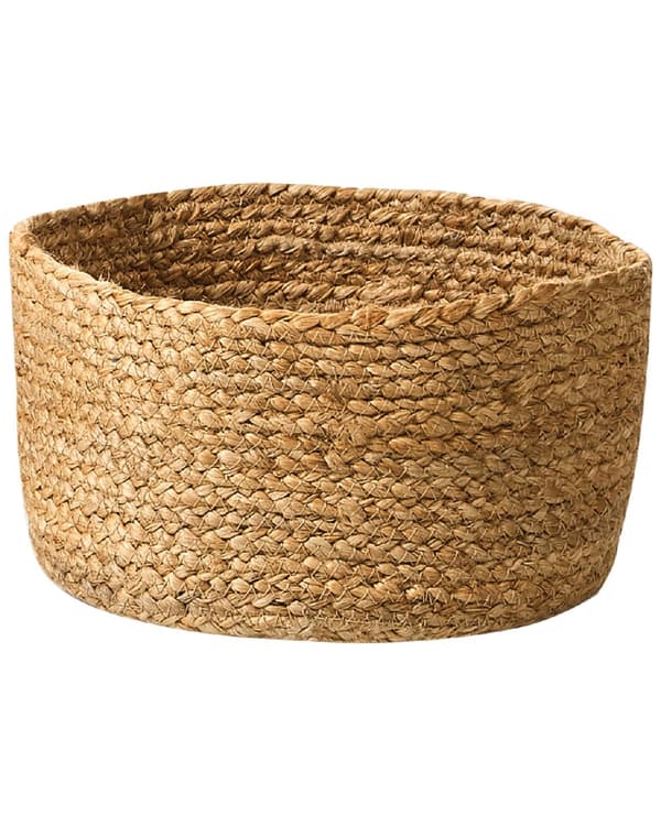 Sett med 3 Oppbevaringskurver Kurver Naturlig Beige Jute 12/16/21 cm Høyde Tilbehør Boho
