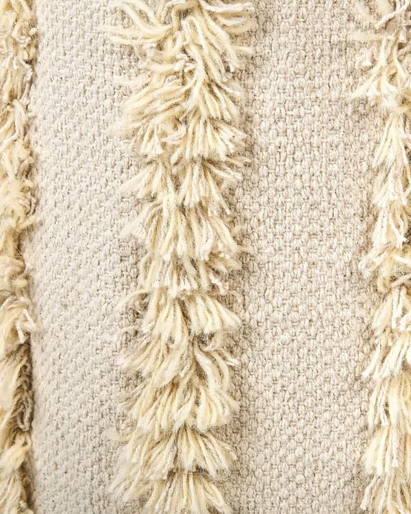 Kori beige 2 kpl puuvilla villa hapsut pyöreä kevyt setti käsintehty boho rustiikkinen