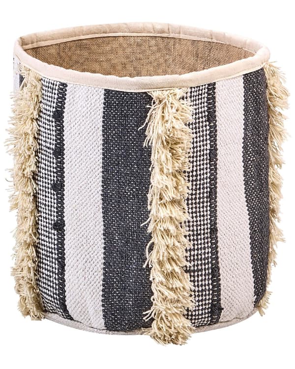Kori beige harmaa 2 kpl puuvilla villa hapsut pyöreä kevyt setti käsintehty boho rustiikkinen