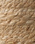 Miniatyrbild 7 av 7: Set med 3 Förvaringskorgar Jute Naturlig 30 cm Tvättkorgar Bohemiska