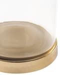 Miniatyrbild 8 av 9: Set med 2 Dekorativa Behållare Guld och Silver Aluminiumburkar Djurmotiv Lock Genomskinliga Hall Vardagsrum Kök