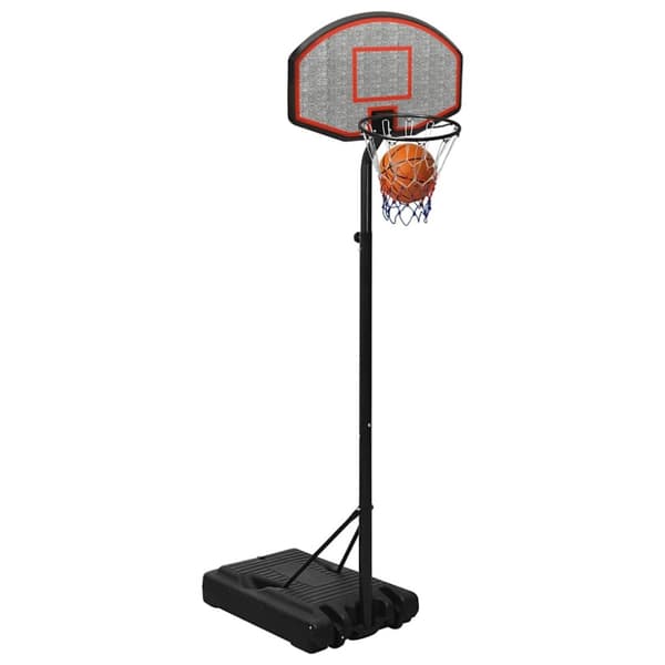 vidaXL Basketballstativ svart 237-307 cm polyeten