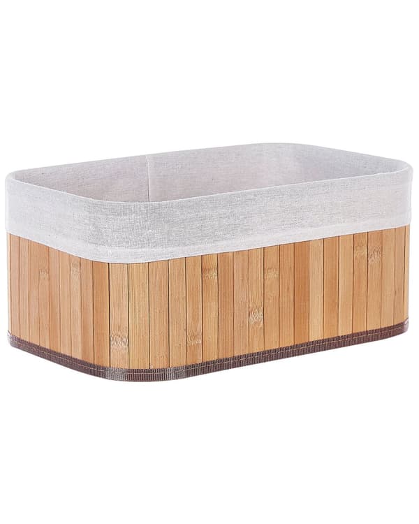 Sett med 5 Kurver Lyst Tre Naturlig Bambus Tre Polyester med håndtak Boho Moderne