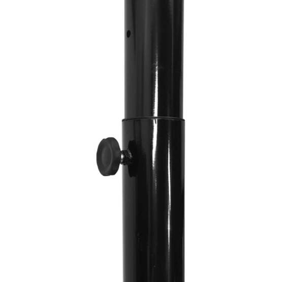 Basketkorg Med Stativ Svart 258-363 Cm Polyeten