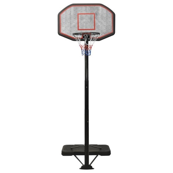 Basketkorg Med Stativ Svart 258-363 Cm Polyeten