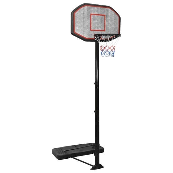 Basketkorg Med Stativ Svart 258-363 Cm Polyeten