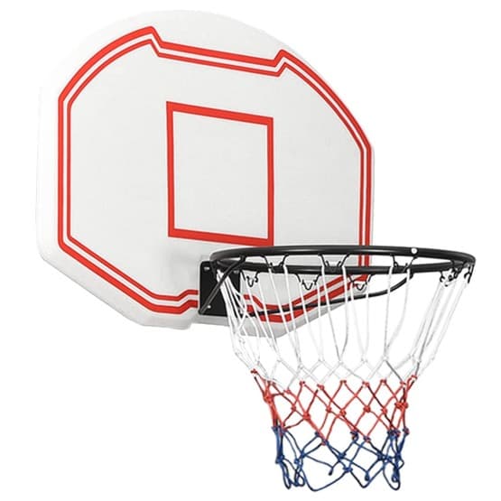 Basketplatta Vit 90X60X2 Cm Polyeten