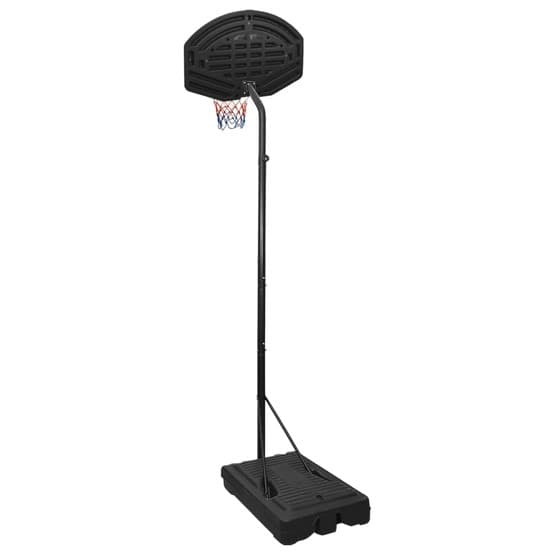 Basketkorg Med Stativ Svart 282-352 Cm Polyeten