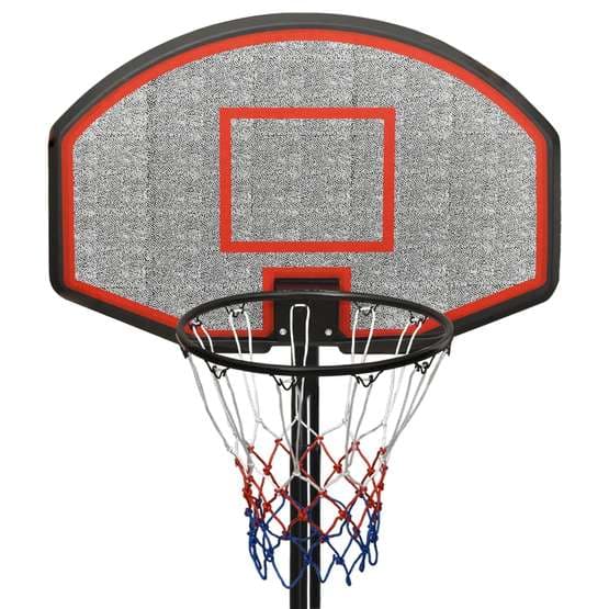 Basketkorg Med Stativ Svart 282-352 Cm Polyeten