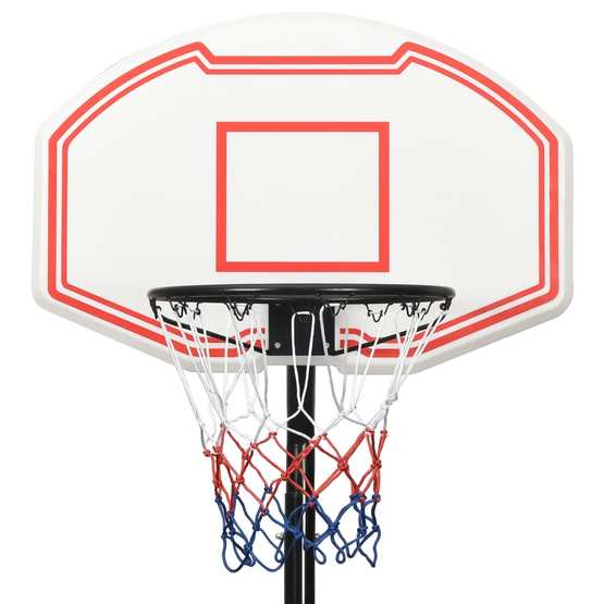 Basketkorg Med Stativ Vit 282-352 Cm Polyeten