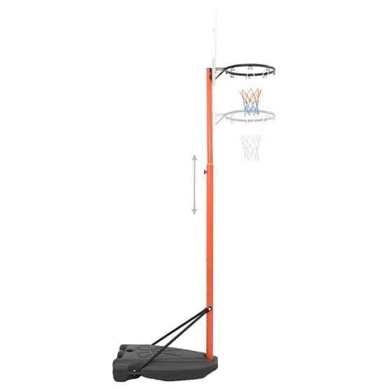 Flyttbar Basketkorg Justerbar 180-230 Cm