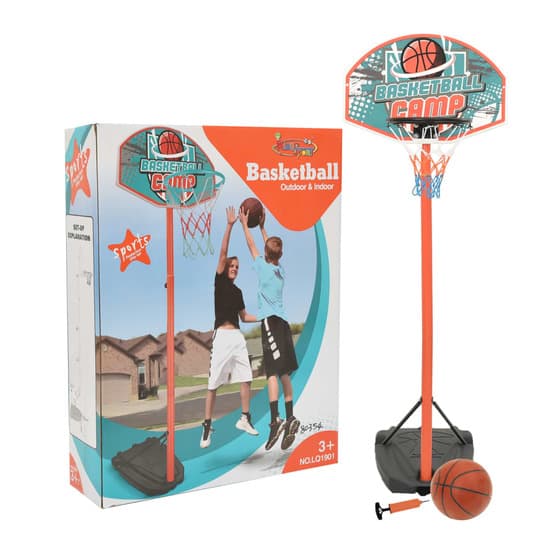 Flyttbar Basketkorg Justerbar 180-230 Cm