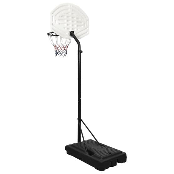 Basketkorg Med Stativ Vit 237-307 Cm Polyeten