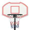 Miniatyrbild 5 av 8: Basketkorg Med Stativ Vit 237-307 Cm Polyeten
